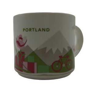Starbucks You Are Here Collection Portland Mug 14oz Coffee Cup 2015 City Of Rose